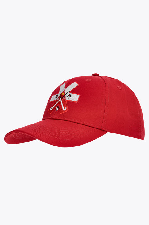 Linkebeek Fan Cap | Red Linkebeek Fan Cap | Red