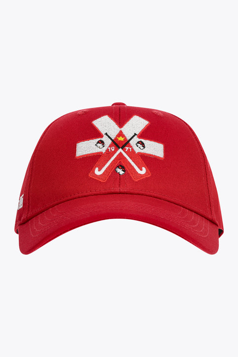 Linkebeek Fan Cap | Red Linkebeek Fan Cap | Red