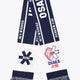 Osaka Luxembourg Fan Scarf | Navy - Scarves Gadgets