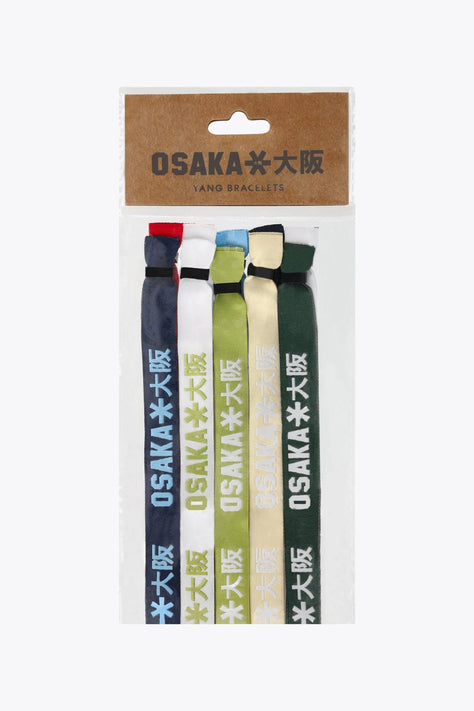 Osaka Woven Bracelet Mix Yang | No Color Osaka woven bracelet mix set in multiple colors, shown on card packaging