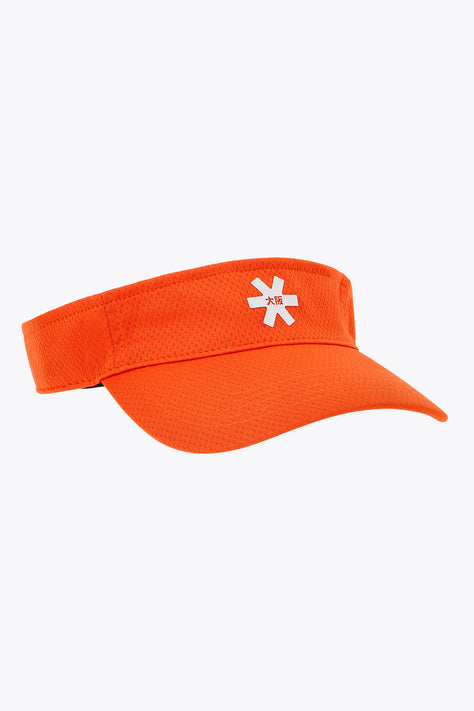 Osaka Visor | Orange Tiger Orange visor with white snowflake emblem centered on crown