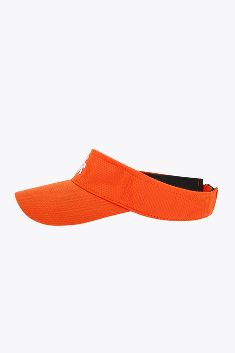 Osaka Visor | Orange Tiger Orange visor with white snowflake emblem centered on crown