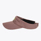 Mauve-brown visor with side panel view and inner black lining