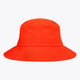 Bright orange bucket hat, plain front