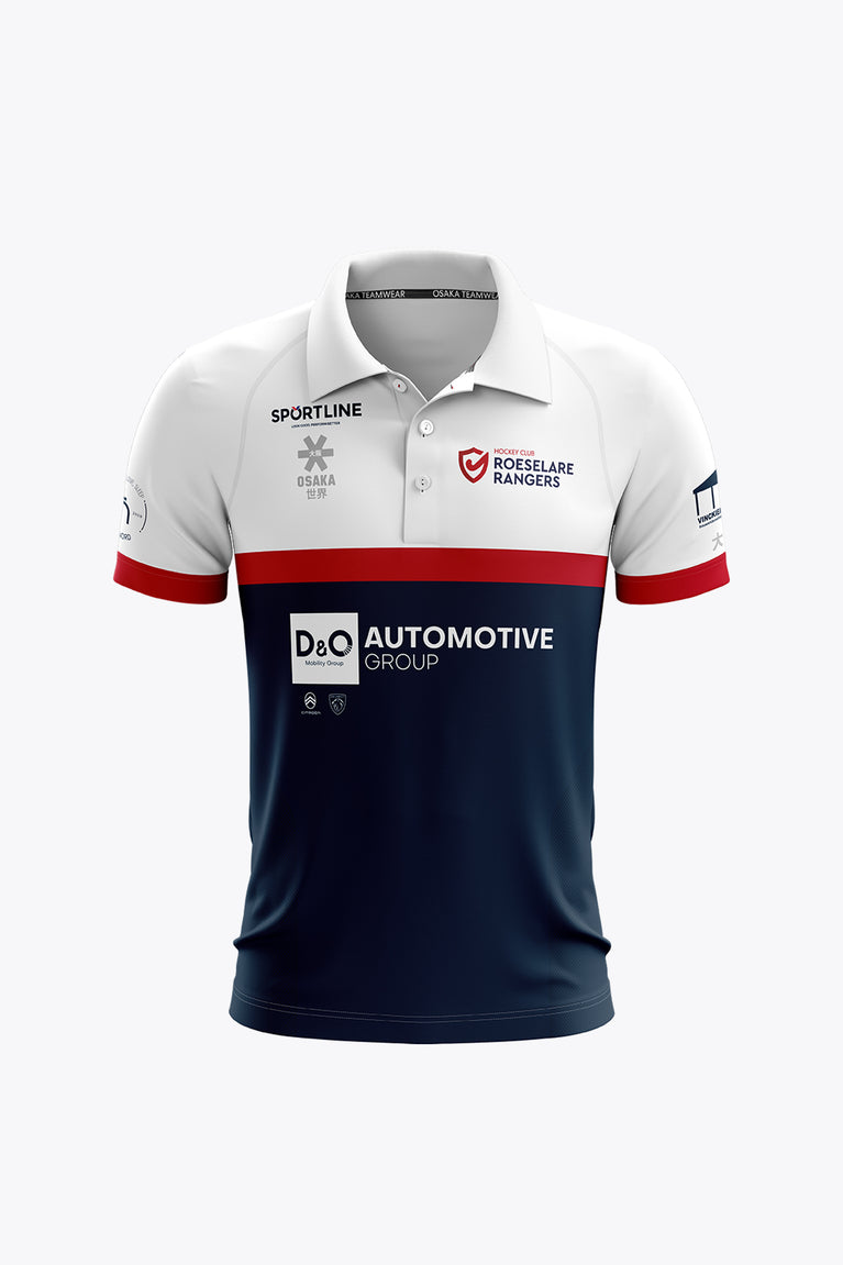 Roeselare Rangers Men Polo Jersey - White/Navy