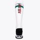 Cannock Field Hockey Socks in white with Osaka logo in green. Back view