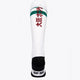 Cannock Field Hockey Socks in white with Osaka logo in green. Back view