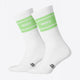 Osaka Colourway Socks Duo Pack in Cream Jade. Side view