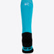 Osaka Field Hockey Socks in turquoise with Osaka logo in green. Back view