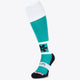 Osaka Field Hockey Socks in jade green with Osaka logo in white. Front view