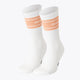 Osaka Colourway Socks Duo Pack in Peach. Front view