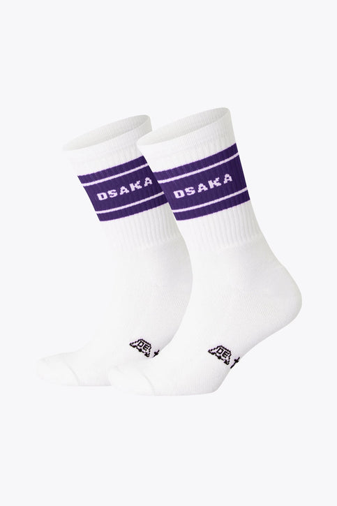 Osaka Colourway Socks Duo Pack | Purple Osaka Colourway Socks Duo Pack in Purple. Front view
