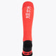 Osaka Field Hockey Socks in red with Osaka logo in green. Back view