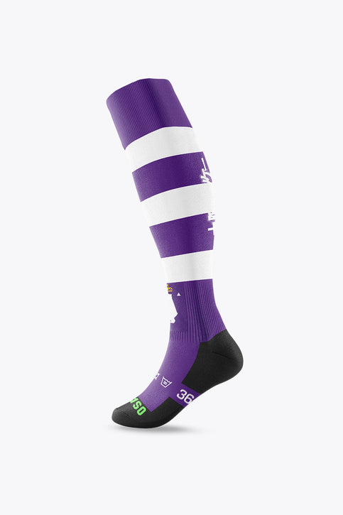 Beerschot Field Hockey Socks | Purple-White Beerschot Field Hockey Socks | Purple-White