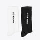 Osaka Osaka Duo Pack Sports Socks | Black-White - Athletic Socks Socks