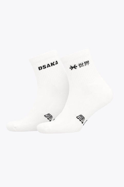 Osaka Short Sport Duo Socks | White Osaka Osaka Short Sport Duo Socks | White - Athletic Socks Socks