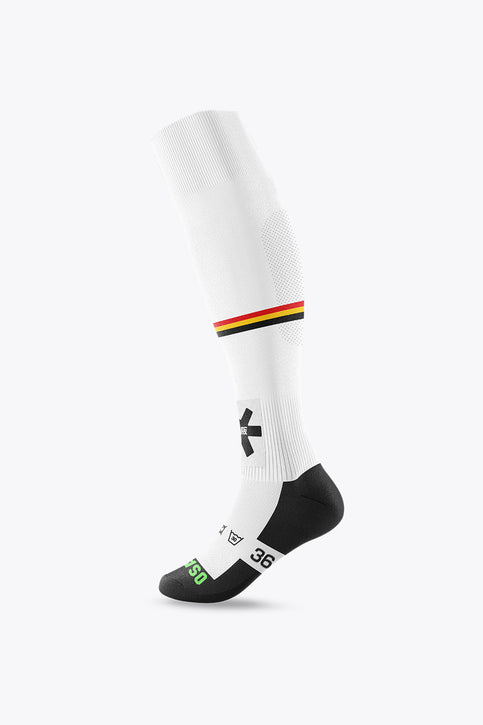 Official Belgium Field Hockey Socks | White Official Belgium Field Hockey Socks | White
