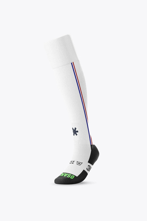 Official France Field Hockey Socks | White Osaka Official France Field Hockey Socks | White - Athletic Socks Socks