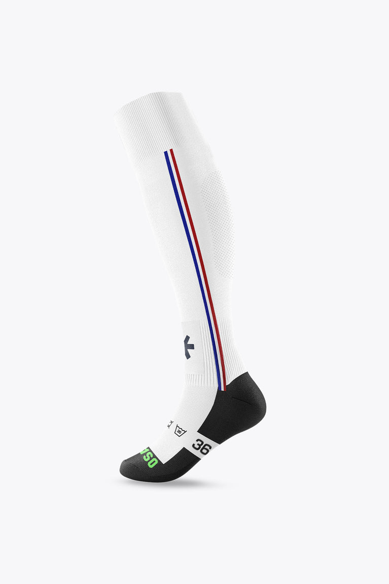 Osaka Official France Field Hockey Socks | White - Athletic Socks Socks