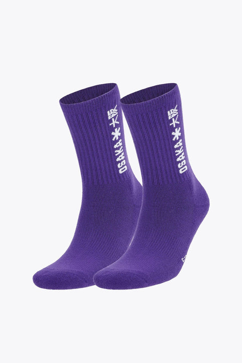 Osaka Duo Pack Sports Socks | Purple Osaka Osaka Duo Pack Sports Socks | Purple - Athletic Socks Socks