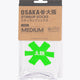 White Osaka hockey stirrup socks in kraft cardboard packaging