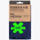 Navy Osaka hockey stirrup socks in kraft cardboard packaging