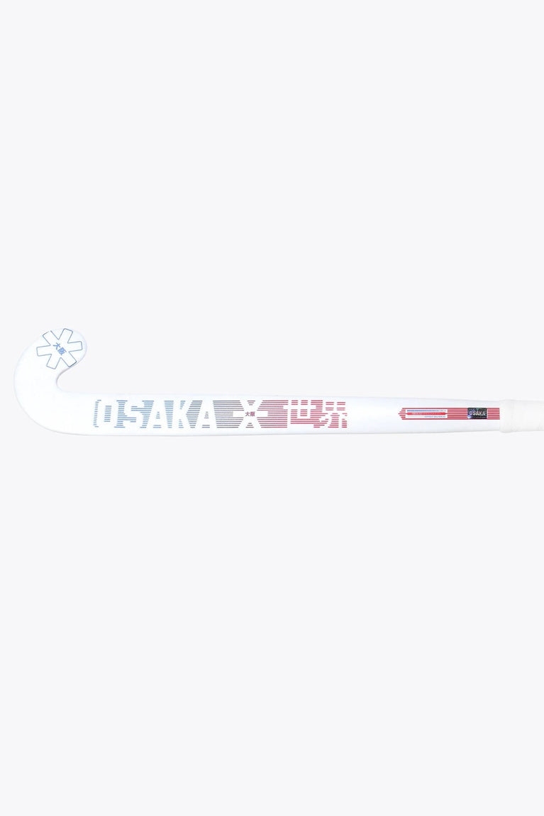Osaka Osaka Indoor Hockey Stick Vision GF - Pro Bow X | White - Field Hockey Sticks Sticks