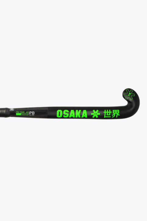 Osaka Field Hockey Stick Pro Tour 40 - Pro Bow - LTD Edition White | Iconic Black Osaka Field Hockey Stick Pro Tour 40 2.0 - Pro Bow - LTD Edition White | Iconic Black