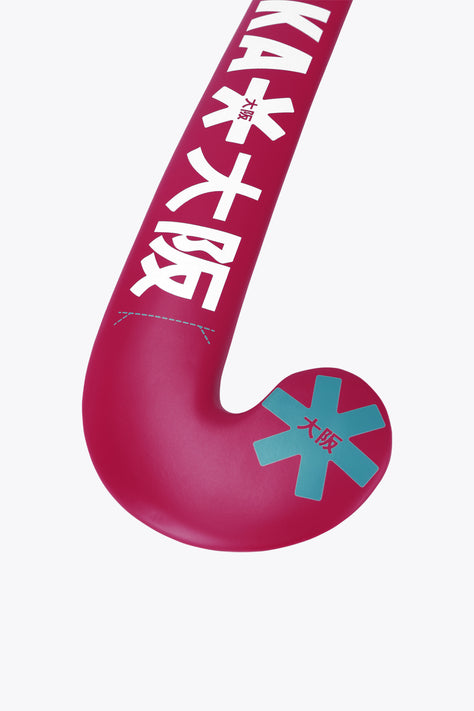 Osaka Indoor Hockey Stick Mid Bow WD | Raspberry Osaka Indoor Hockey Stick Mid Bow WD | Raspberry