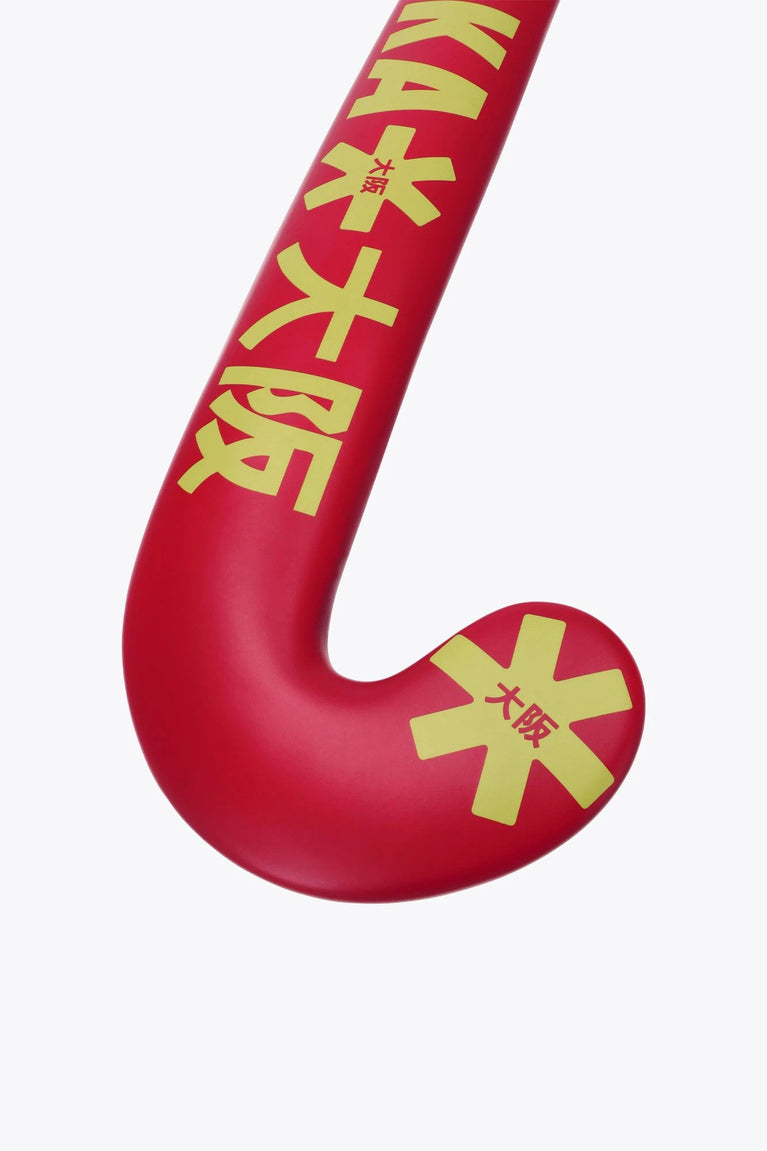 Osaka Osaka Indoor Hockey Stick Pro Bow 10 | Raspberry - Field Hockey Sticks Sticks