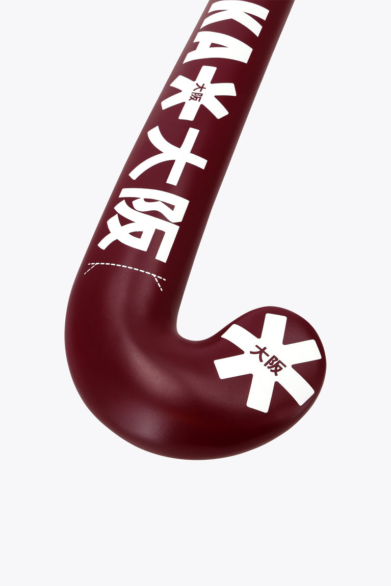 Osaka Field Hockey Stick Mid Bow 25 | Cherry Lacquer