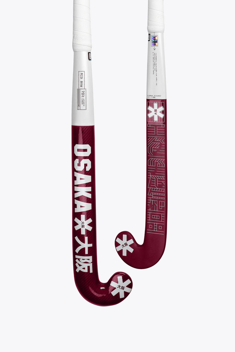 Osaka Field Hockey Stick Mid Bow 70 | Cherry Lacquer