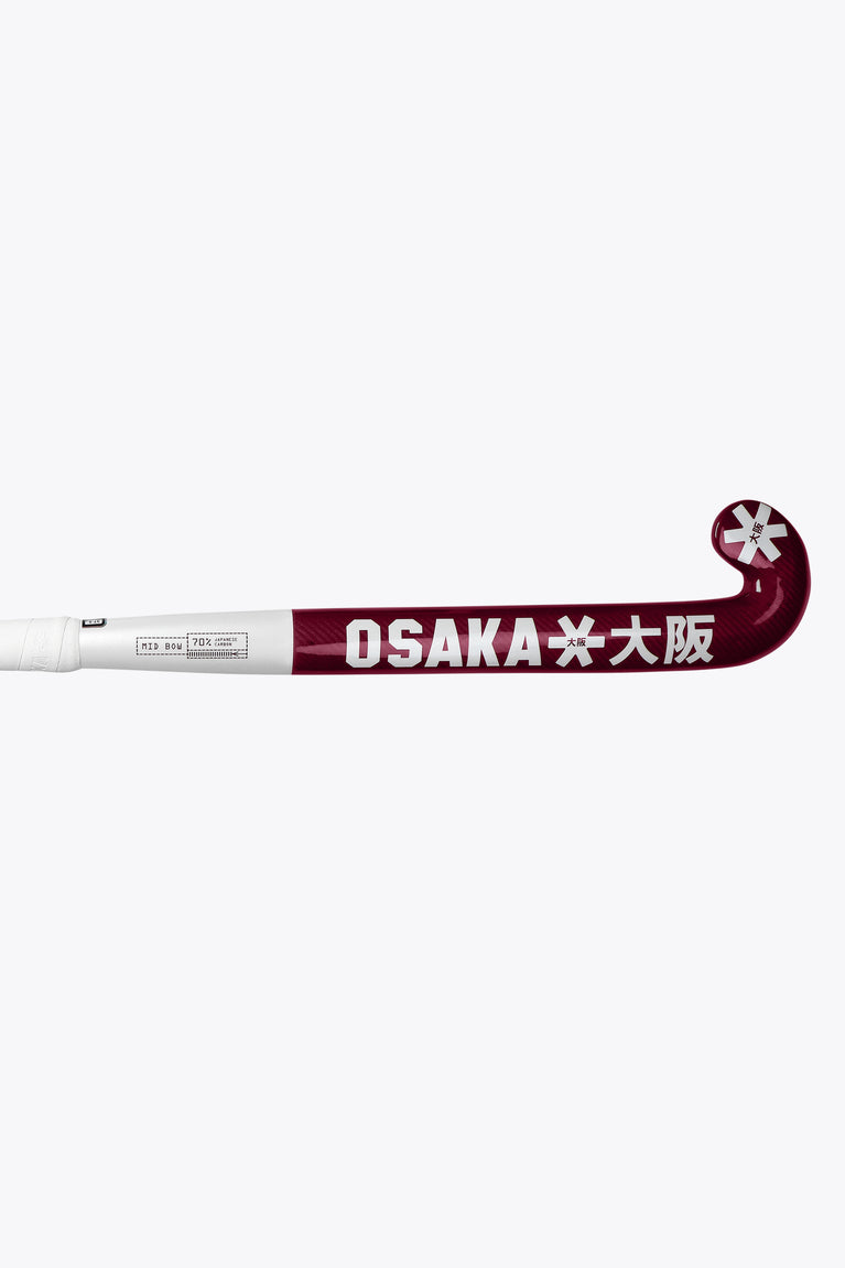 Osaka Field Hockey Stick Mid Bow 70 | Cherry Lacquer