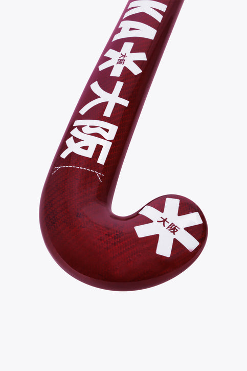 Osaka Field Hockey Stick Mid Bow 85 | Cherry Lacquer Osaka Field Hockey Stick Mid Bow 85 | Cherry Lacquer