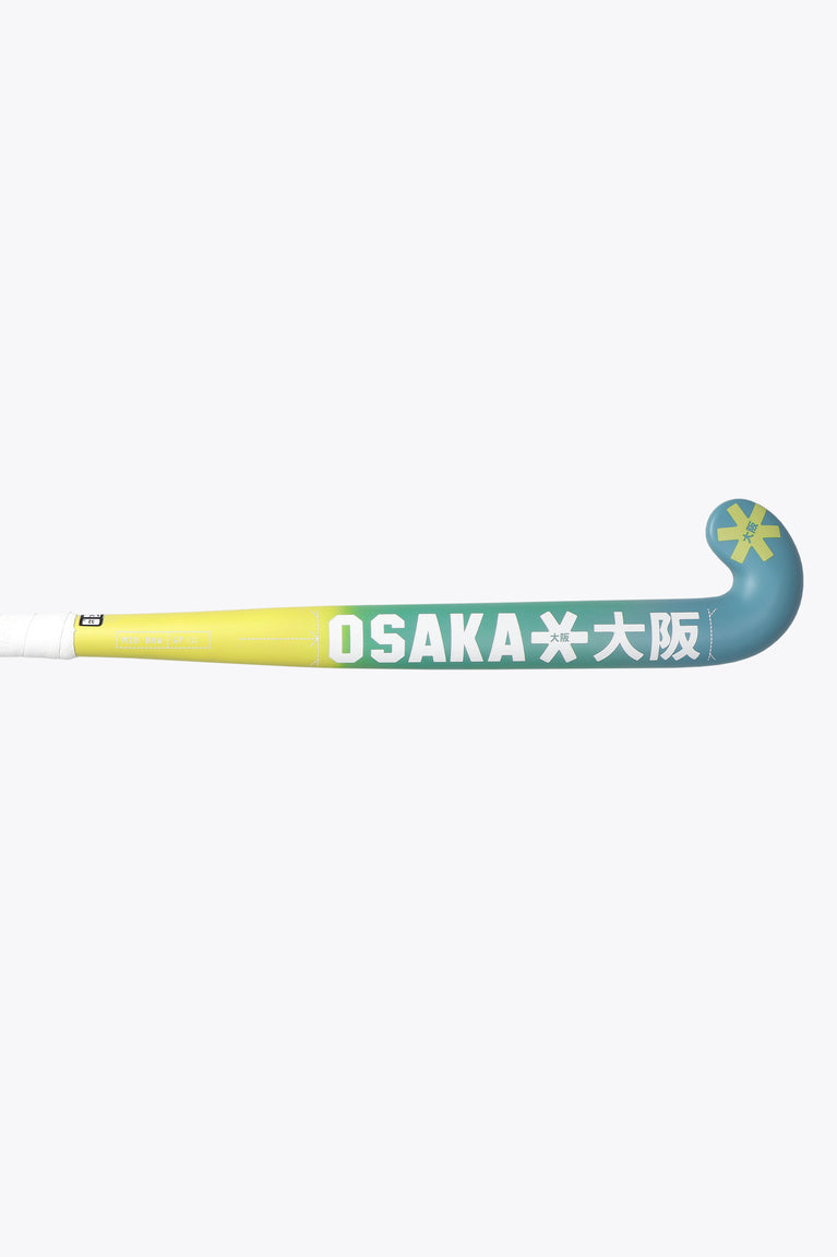 Osaka Field Hockey Stick Mid Bow GF | Blue-Lime Gradient