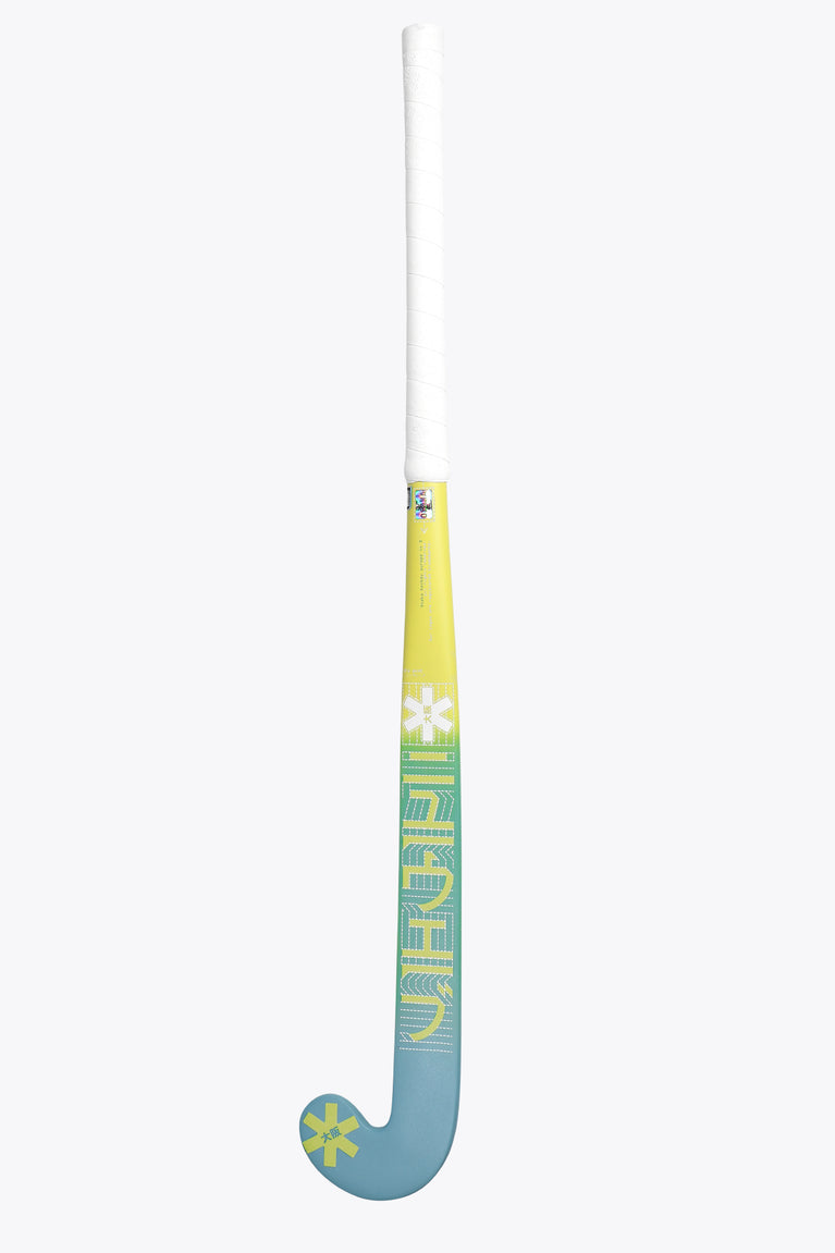 Osaka Field Hockey Stick Mid Bow GF | Blue-Lime Gradient