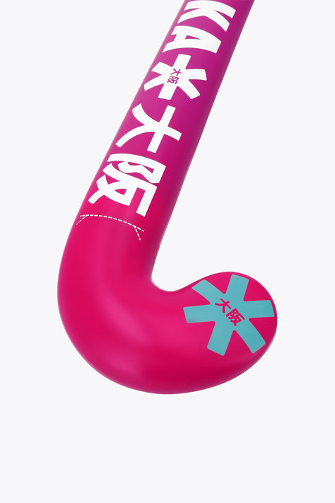 Osaka Field Hockey Stick Mid Bow GF | Blue-Berry Gradient Osaka Field Hockey Stick Mid Bow GF | Blue-Berry Gradient