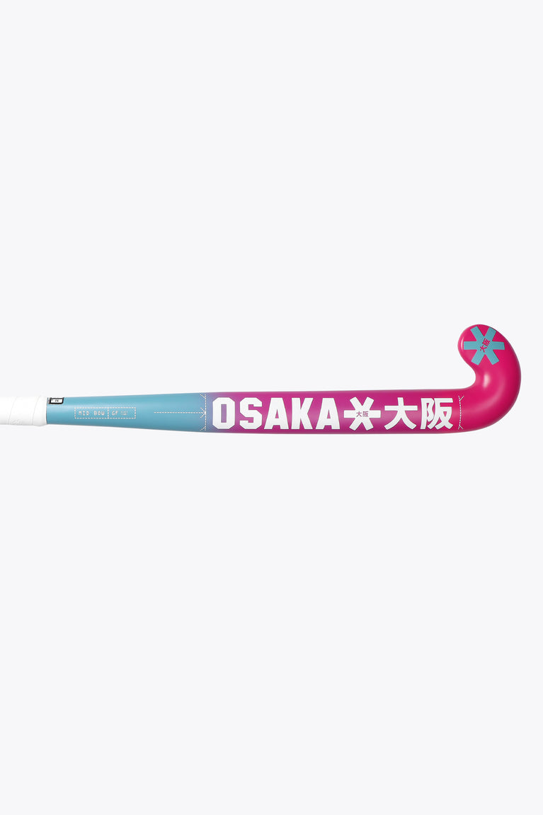 Osaka Field Hockey Stick Mid Bow GF | Blue-Berry Gradient