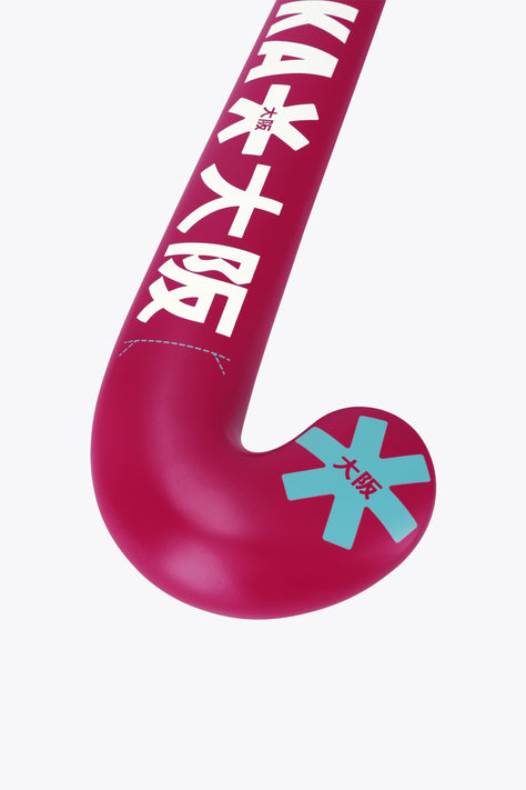 Osaka Field Hockey Stick Mid Bow WD | Raspberry Osaka Field Hockey Stick Mid Bow WD | Raspberry