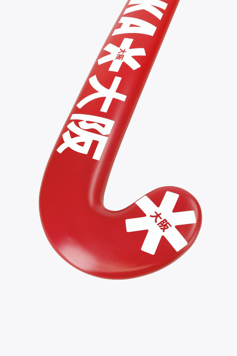 Osaka Indoor Hockey Stick Pro Bow 10 | Pompeian Red Osaka Indoor Hockey Stick Pro Bow 10 | Pompeian Red
