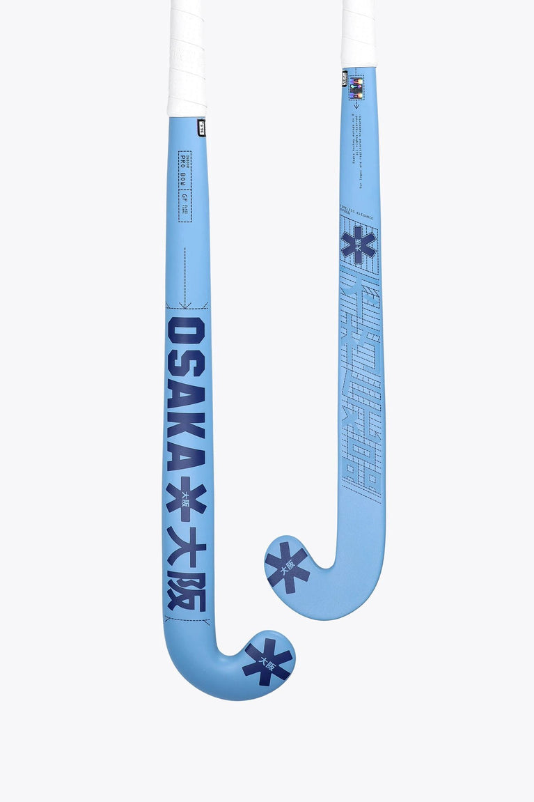 Osaka Osaka Indoor Hockey Stick Pro Bow GF | Silver Lake Blue - Field Hockey Sticks Sticks