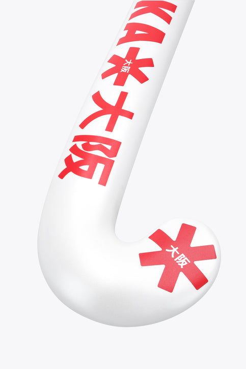 Osaka Field Hockey Stick Low Bow Advanced 40 | Pompeian Red Osaka Field Hockey Stick Low Bow Advanced 40 | Pompeian Red