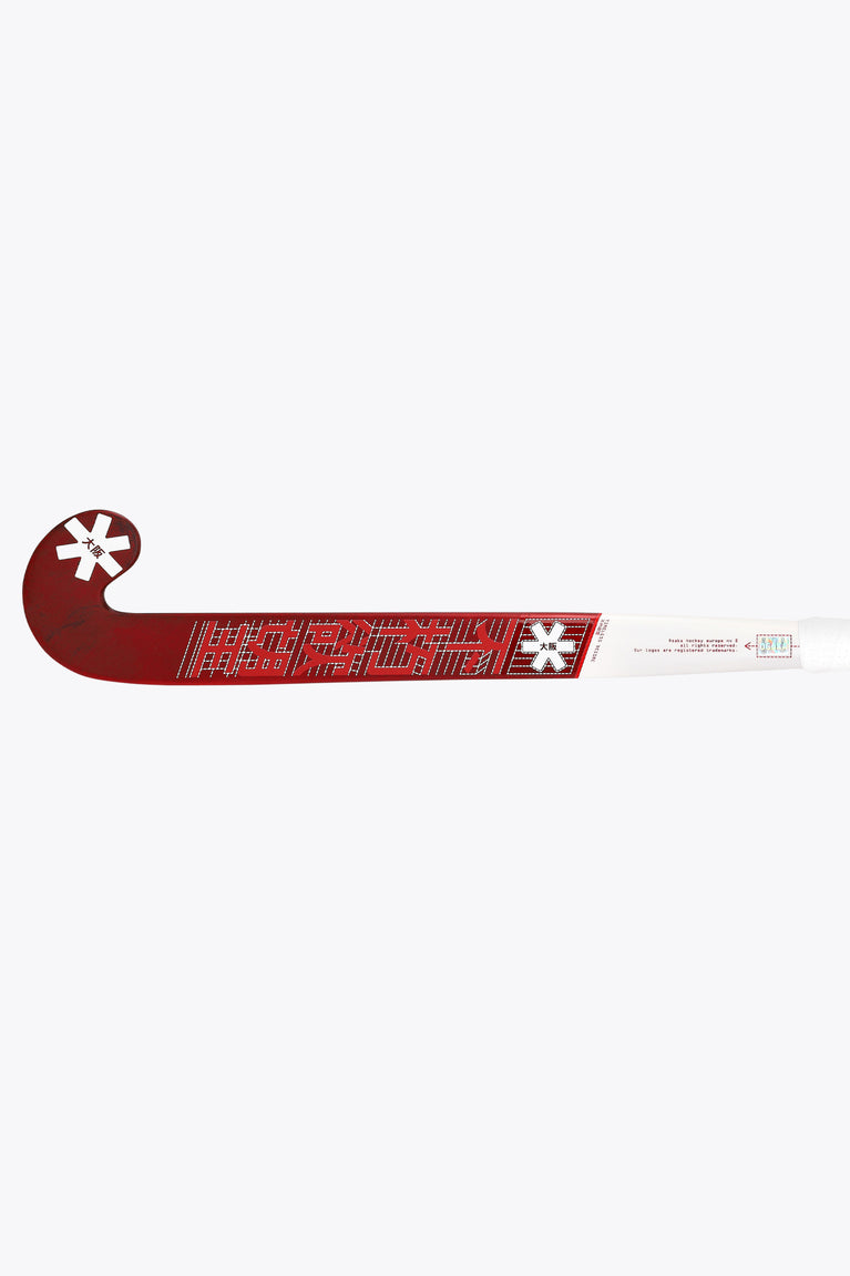 Osaka Field Hockey Stick Low Bow Advanced 70 | Pompeian Red