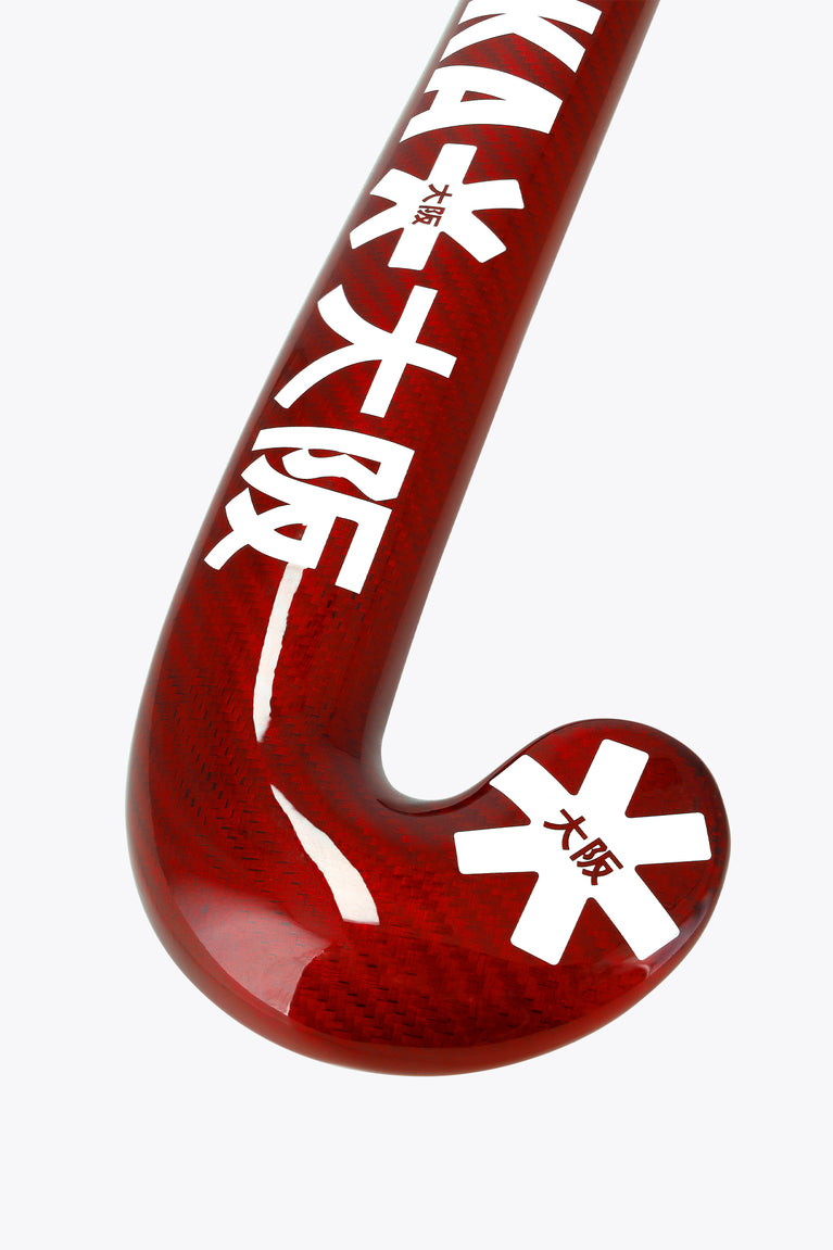 Osaka Field Hockey Stick Low Bow Advanced 85 | Pompeian Red