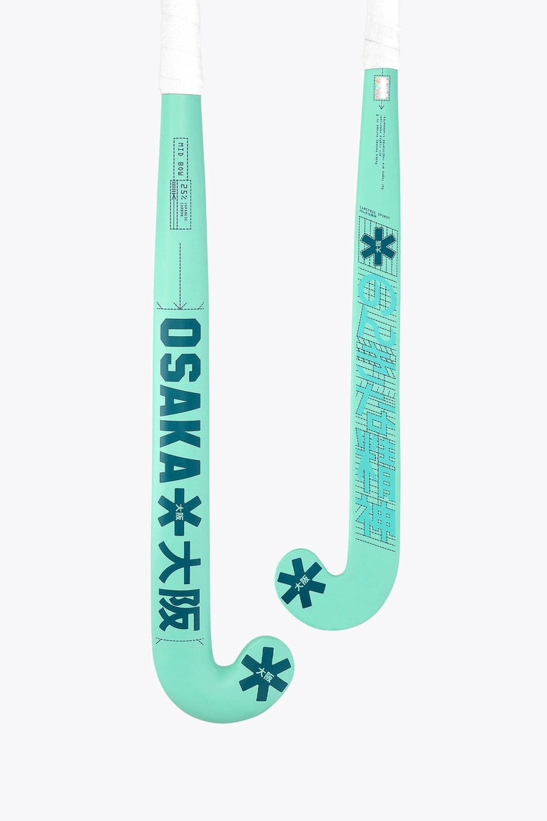 Osaka Osaka Field Hockey Stick Mid Bow 25 | Jelly Mint - Field Hockey Sticks Sticks