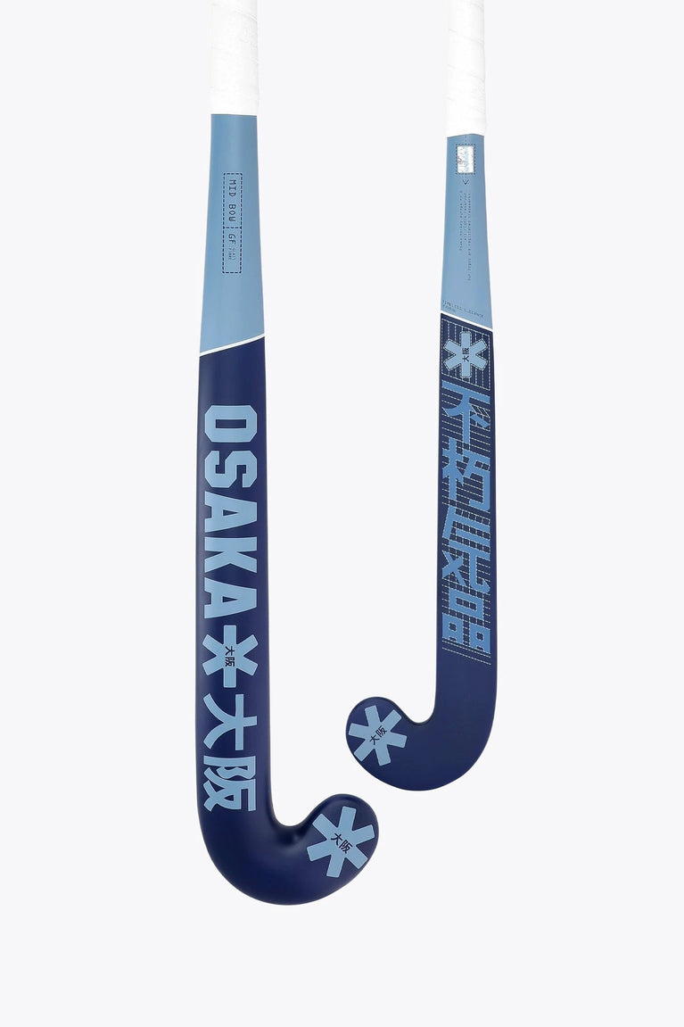 Osaka Osaka Field Hockey Stick Mid Bow GF | Navy Peony - Field Hockey Sticks Sticks