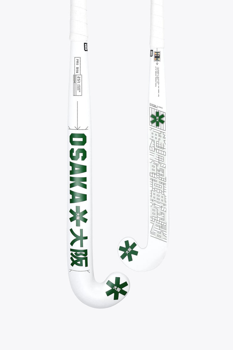 Osaka Osaka Field Hockey Stick Pro Bow 25 | White - Field Hockey Sticks Sticks