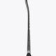 Indoor hockey stick with straight black shaft and printed branding near the handle