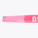 Hot pink field hockey stick grip section with Osaka branding and pattern