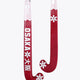 Hot pink low-bow field hockey stick head with star decals